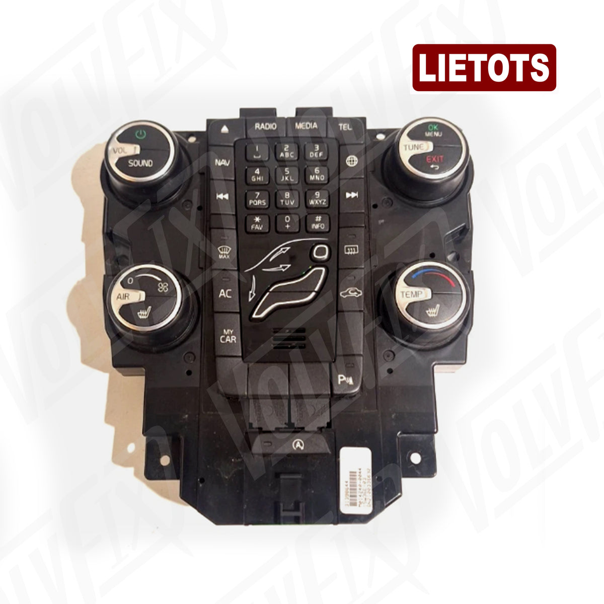 Volvo V40 2015 - 2019  Gaisa kondicioniera / klimata kontroles / salona apsildes vadības bloks 31398644  (salonā) (lietots)