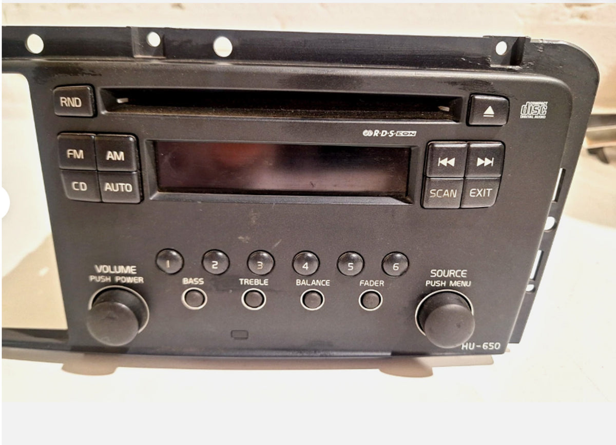 Volvo radio un CD atskaņotājs HU-650 30737708-1 (lietots / atjaunots)
