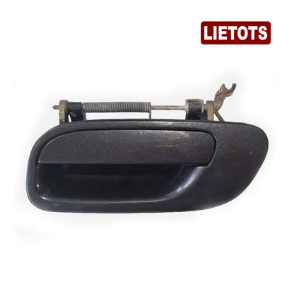 Volvo S80 1999 kreisais aizmugurējais ārējais durvju rokturis, melns Lietots